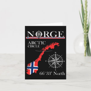 Norge Arctic Circle - Polar North Norway Norwegian Card