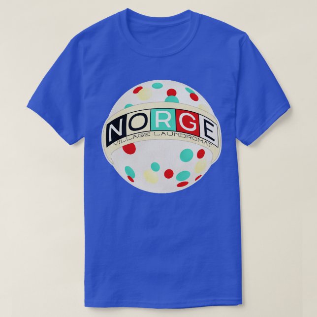 Norge Balls Norge Village Laundry Dry Cleaners Ret T-Shirt (Design Front)