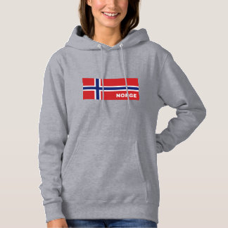 Norge in Norwegian Flag Hoodie