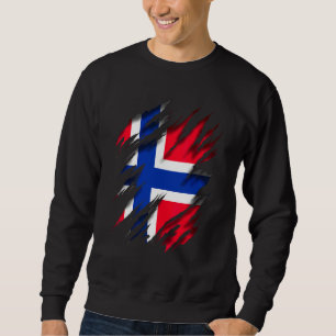 Norge Noreg Norwegian Flag Norway Sweatshirt