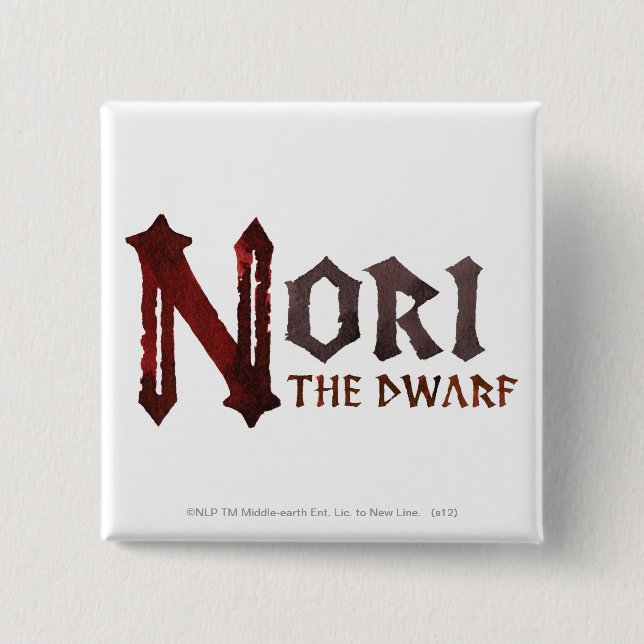 Nori Name 15 Cm Square Badge (Front)