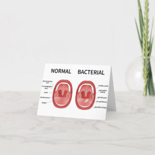 Normal Bacterial Thank You Card
