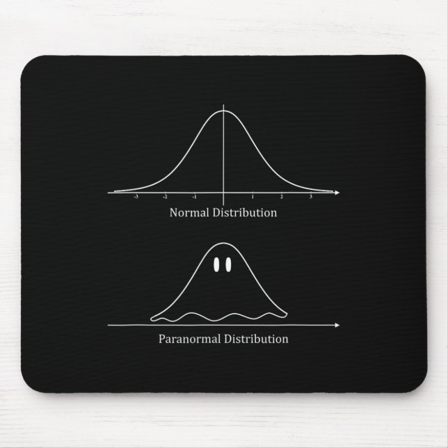 Normal Distribution Halloween Costume Fun  Mouse Pad (Front)
