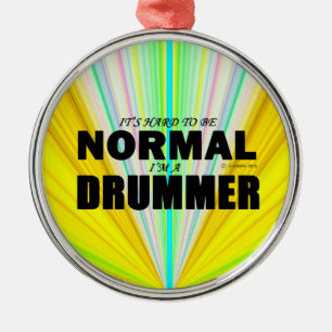 Normal Drummer Metal Ornament