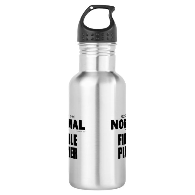 Normal Fiddle Player 532 Ml Water Bottle (Front)