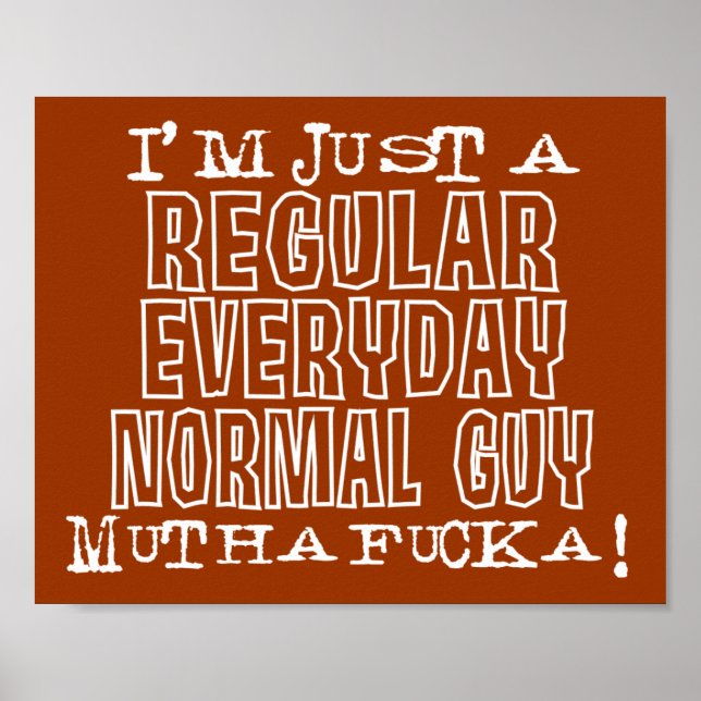 Normal Guy Poster (Front)