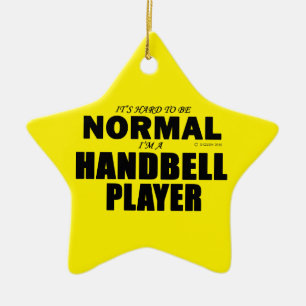 Normal Handbell Player Ceramic Ornament