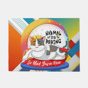 Normal is Boring Doormat