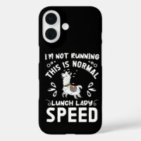 Normal Lunch Lady Speed Funny Llama Saying Humour
