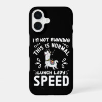 Normal Lunch Lady Speed Funny Llama Saying Humour