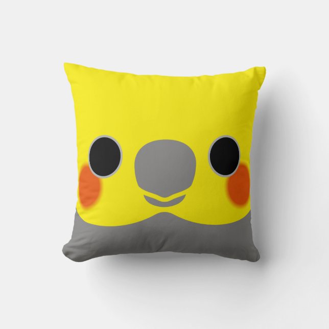 Normal Male Cockatiel Cushion (Front)