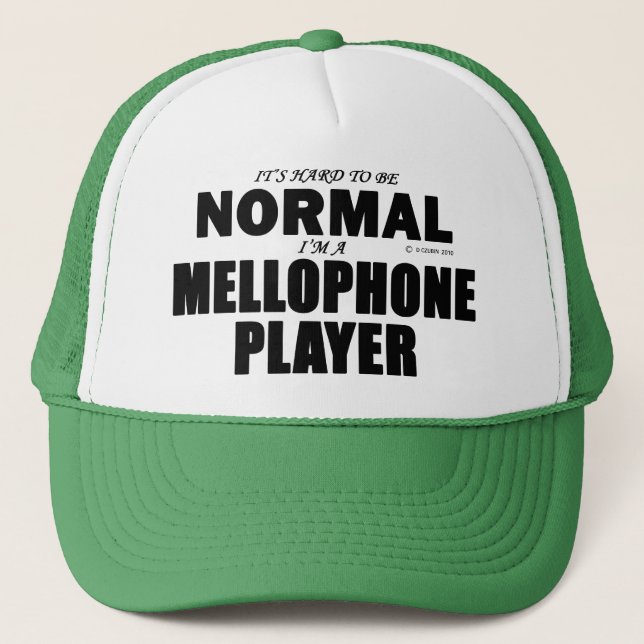 Normal Mellophone Player Trucker Hat (Front)