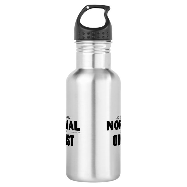 Normal Oboist Water Bottle (Front)
