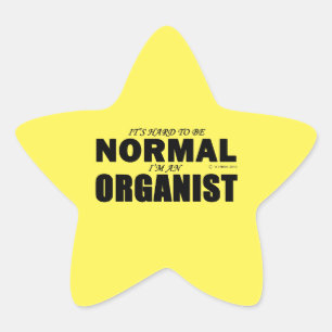 Normal Organist Star Sticker