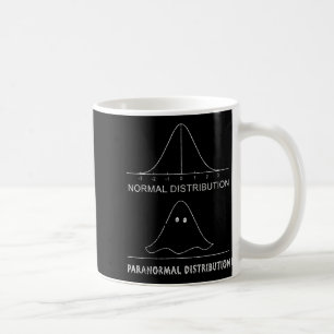 Normal Paranormal Distribution Funny Math Ghost Ha Coffee Mug