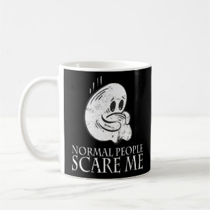 Normal People Scare Me Antisocial Nerd Geek Devian Coffee Mug