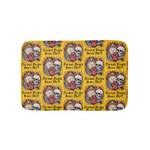 Normal People Scare Me Bath Mat