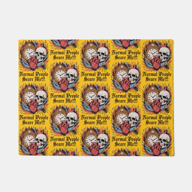 Normal People Scare Me Doormat (Front)