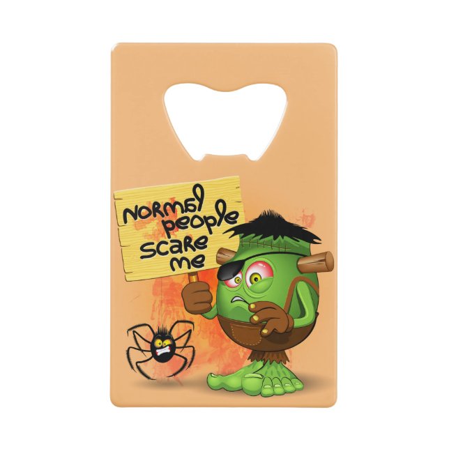 'Normal People Scare Me' Frankenstein Character (Front)