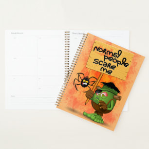 'Normal People Scare Me' Humorous Frankenstein Planner
