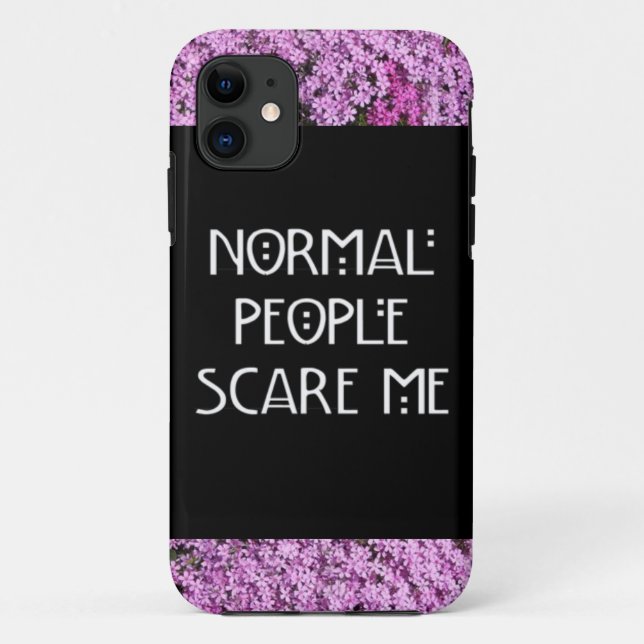 Normal People Scare Me Iphone 5/5S Case (Back)