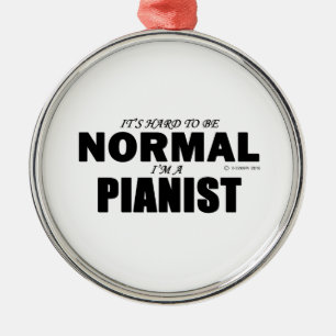 Normal Pianist Metal Ornament