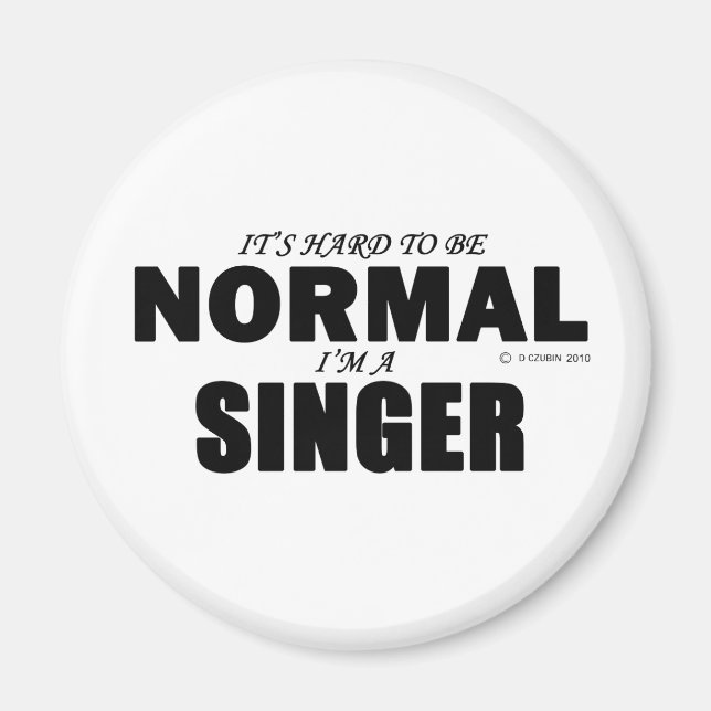 Normal Singer Magnet (Front)