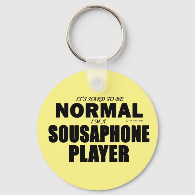 Normal Sousaphone Player Key Ring (Front)
