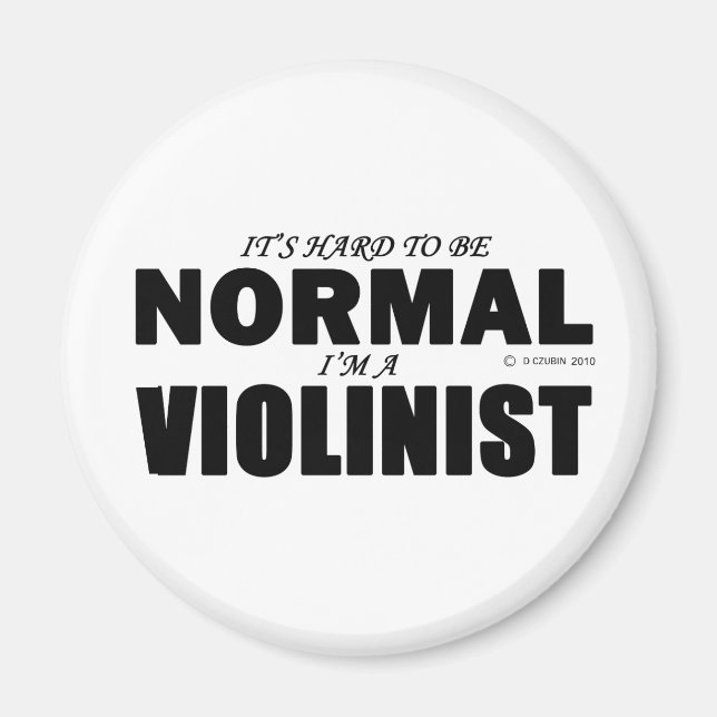 Normal Violinist Magnet (Front)