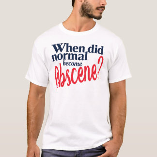 Normal vs. Obscene Tee