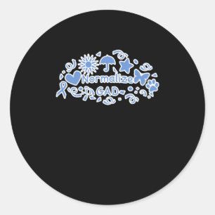 Normalise Gad (blue) Sticker