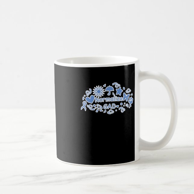 Normalise Gad (blue) Sticker  Coffee Mug (Right)