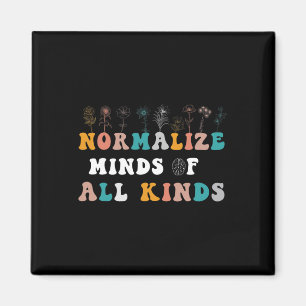 Normalise Minds Of All Kinds Autism Awareness Magnet