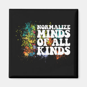 Normalise Minds of All Kinds Autism Awareness Magnet