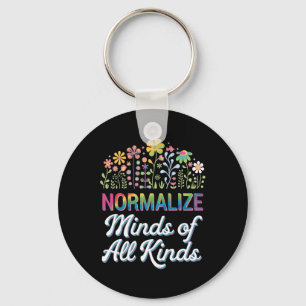 Normalise Minds Of All Kinds Autism Support Key Ring