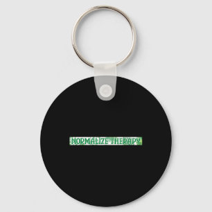 Normalise Therapy Mental Health Awareness Warrior Key Ring