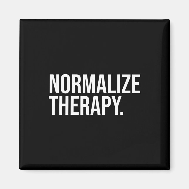 Normalise Therapy Statement Mental Health Active H Magnet (Front)