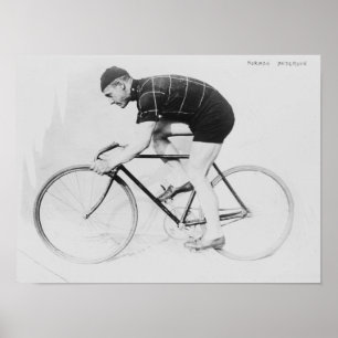 Norman Anderson Side View of Racing Bicycle Poster