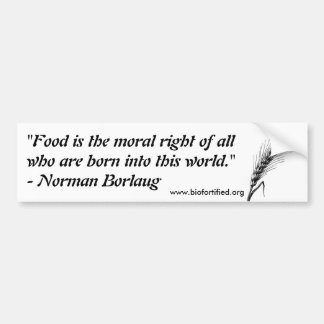 Norman Borlaug Bumper Sticker