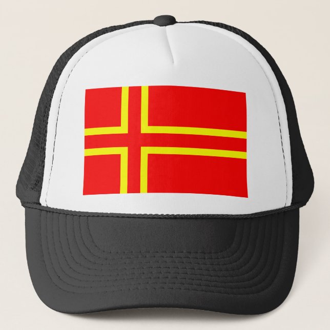 Norman Flag T-Shirts Trucker Hat (Front)