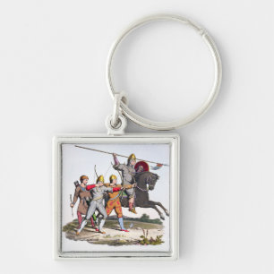 Norman Knight and Archers, 1066, from 'Ancient Arm Key Ring