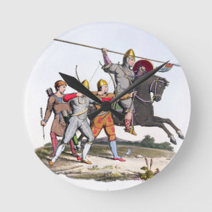 Norman Knight and Archers, 1066, from 'Ancient Arm Round Clock