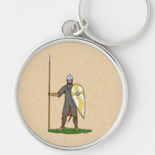 Norman Knight Circa 1066 Key Ring