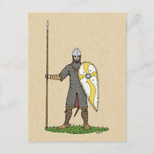 Norman Knight Circa 1066 Postcard