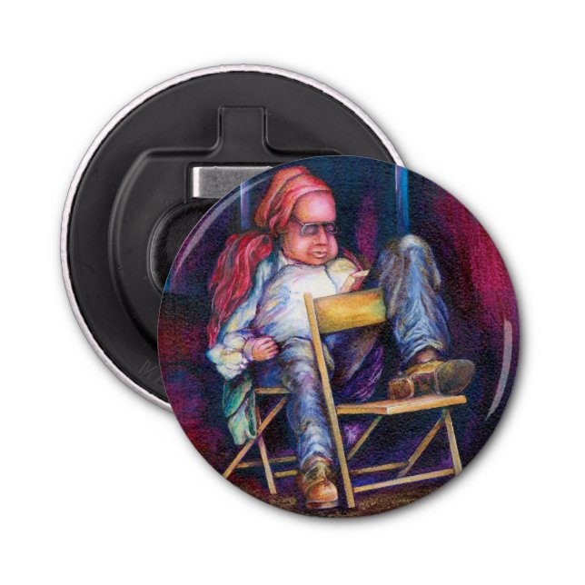 Norman Perfers to Draw in His Sleep Bottle Opener (Front)