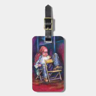 Norman Prefers to Draw in His Sleep Luggage Tag
