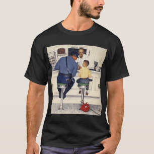 norman rockwell art style1 girl boy gift T-Shirt