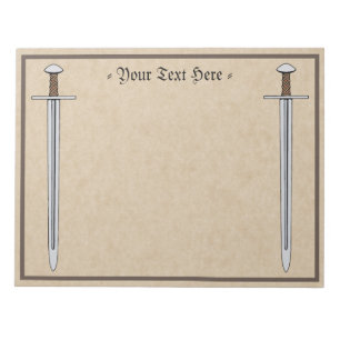 Norman Sword Notepad