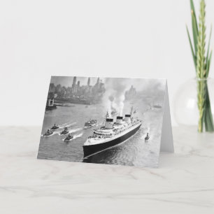 Normandie and Tugs Card