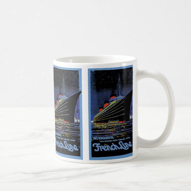Normandie at Night Coffee Mug (Right)